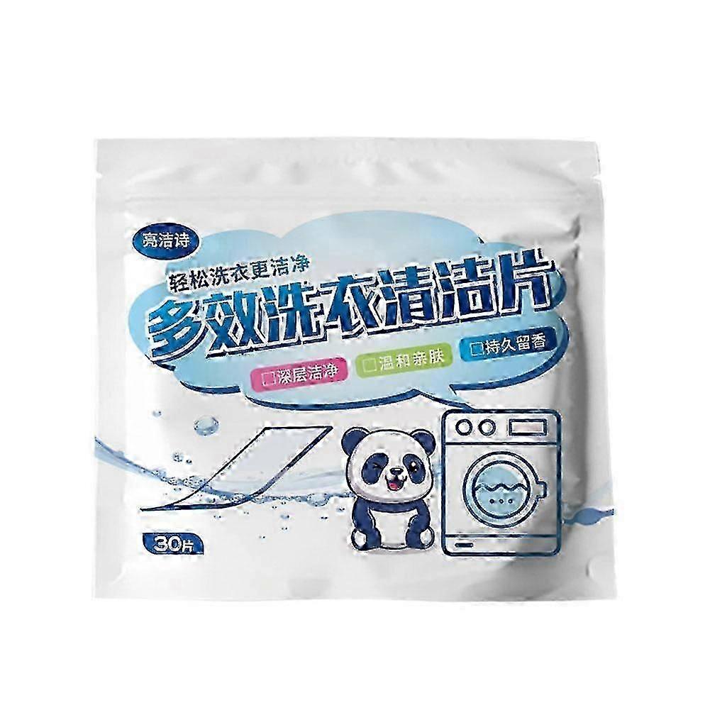 30Pcs Earth Eco-friendly Space Saving Laundry Detergent Sheets, Washing Sheet
