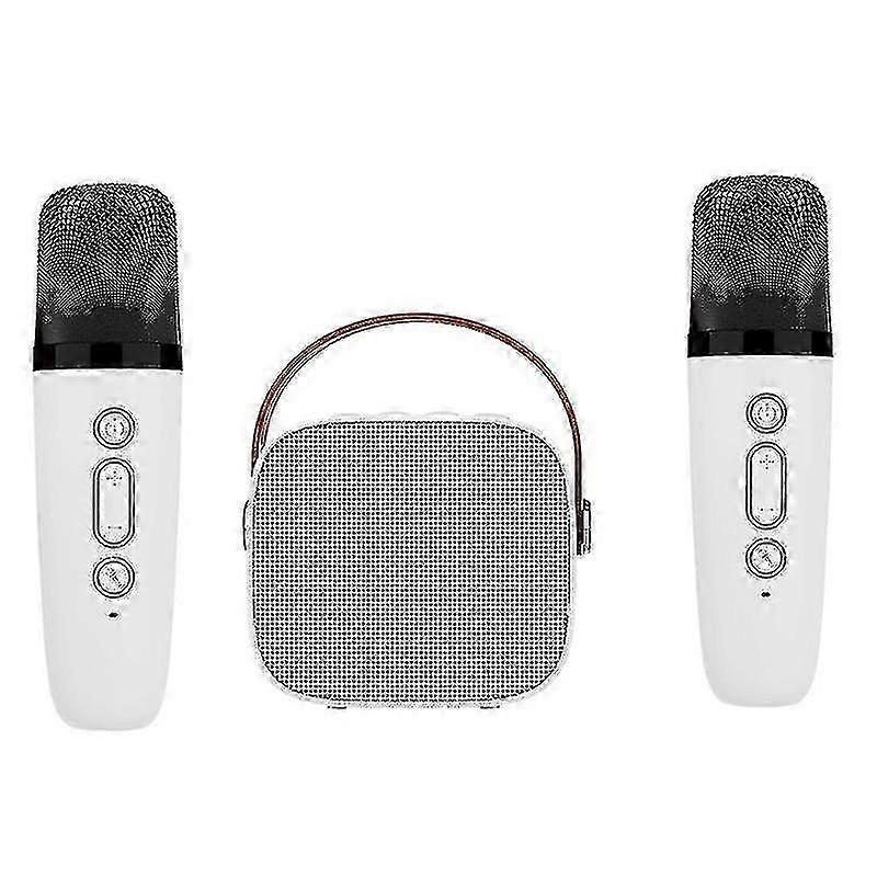 Portable Karaoke Machine Bluetooth Speaker With 2 Wireless Mic For ...