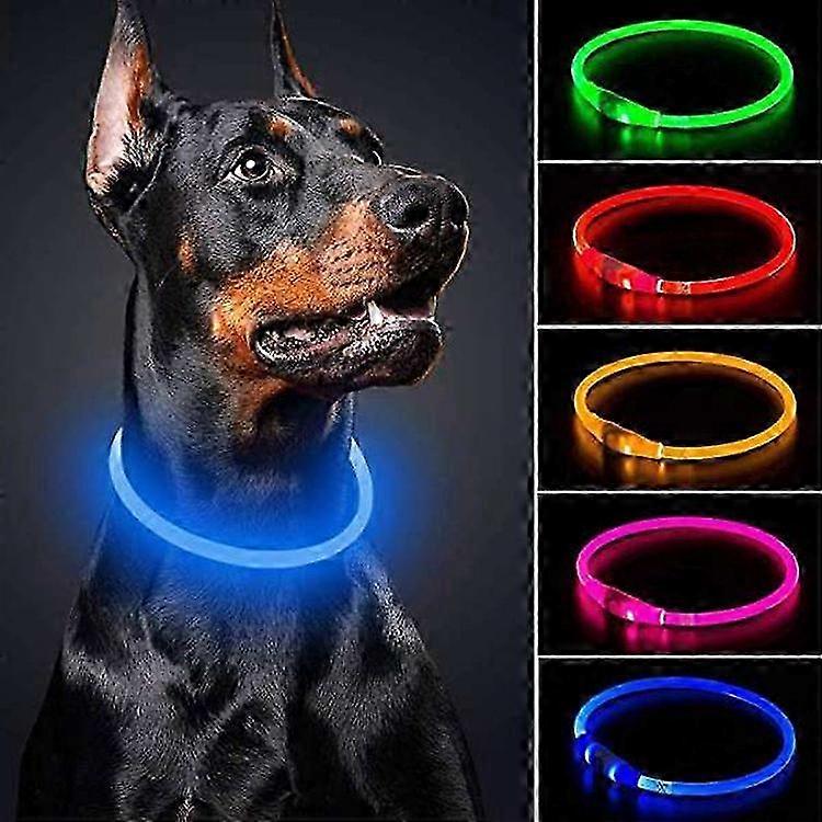 Flashing LED Pet Collar Rechargeable
