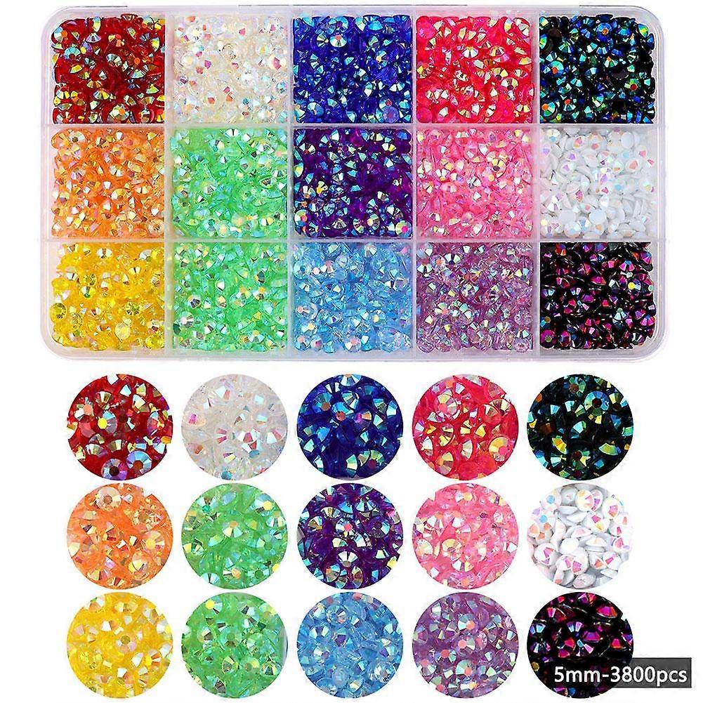 Acrylic Face Makeup Sticker Set with Tweezers - Versatile for Parties & Events