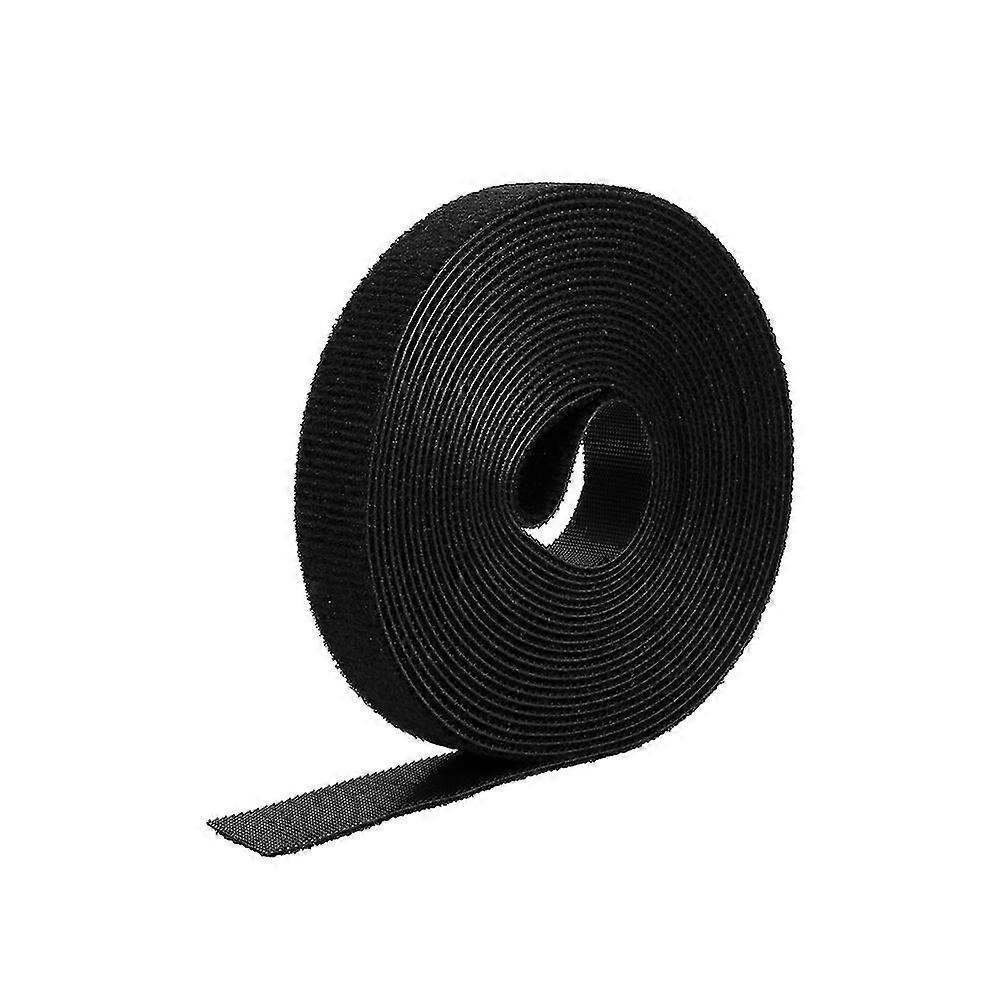 1 Roll Self Adhesive Reusable Cable Tie Nylon Fastener Hook & Loop Strap Cord Ties Organizer 2cm x 5