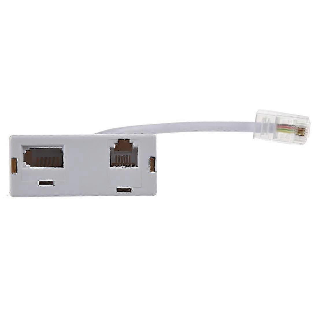 מתאם הטלפון של תקע Rj45 למתאם הטלפון של מפצל שקע Rj11 Bt