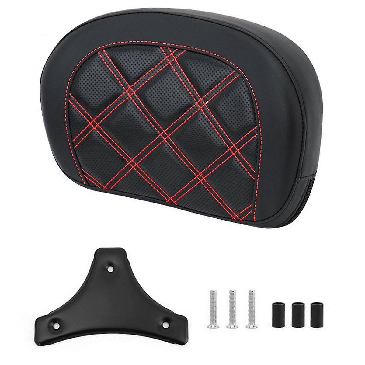 Motorcycle Detachable Sissy Bar Backrest Pad for Glide Road Traveler Rear Backrest Cushion Parts