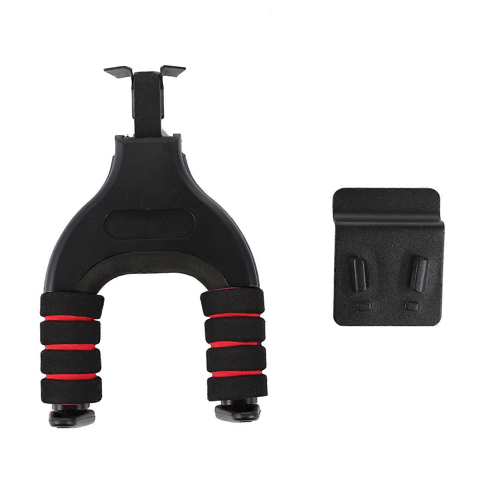 The **Wall Mounted Gravity Guitar Hook** is a sleek, space saving solution for displaying and storing your acoustic, electric, bass, or ukulele