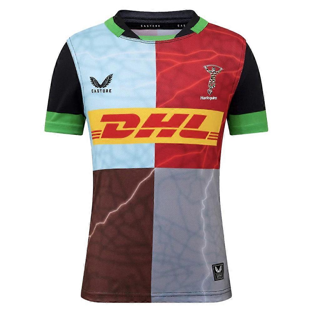 2025-2026 Harlequins Home Rugby Shirt (Kids)