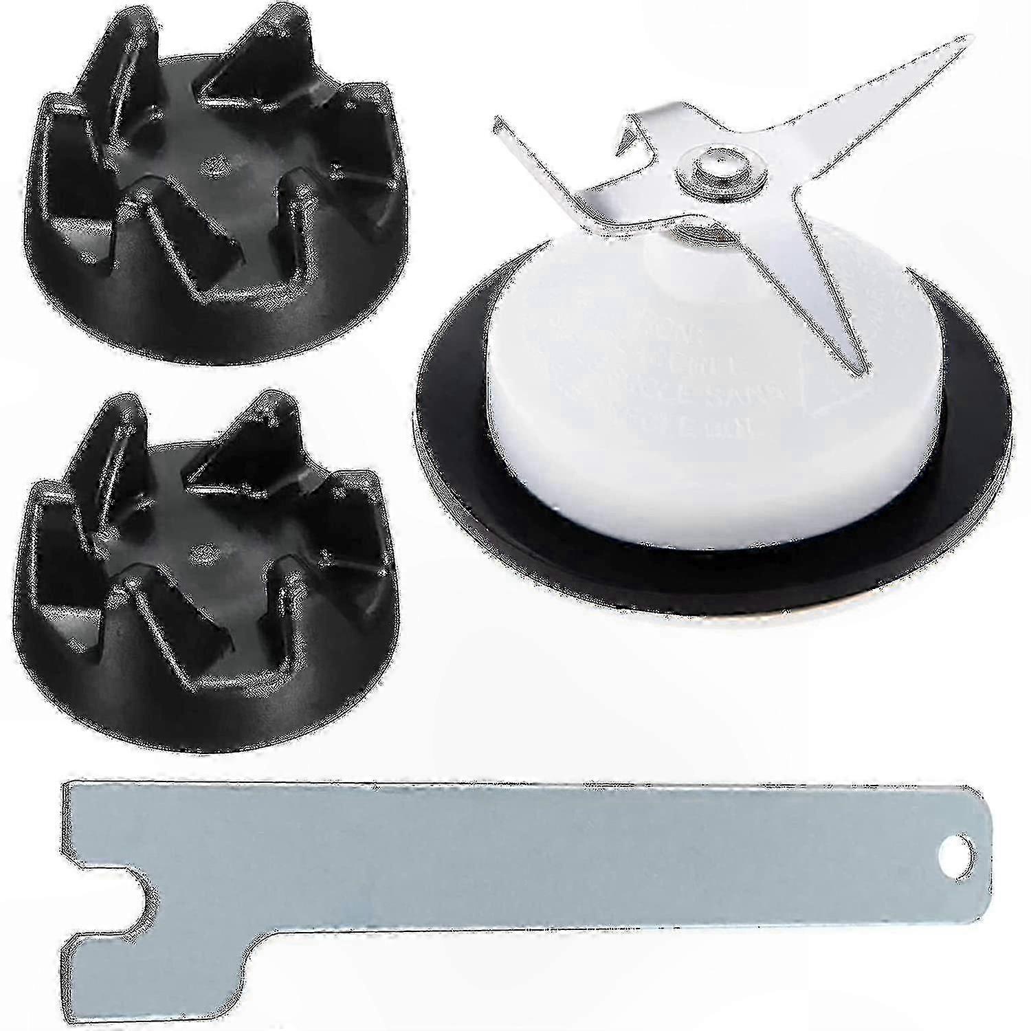 4-Leaf Blender Blade and Coupler with Spanner for Kitchen Blenders