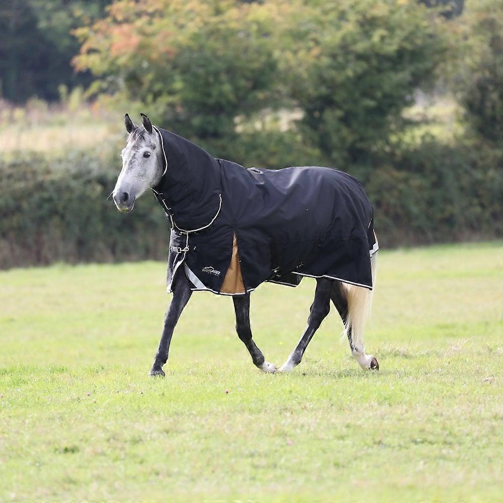 Shires Highlander Plus 200 Combo Turnout Rug - Black