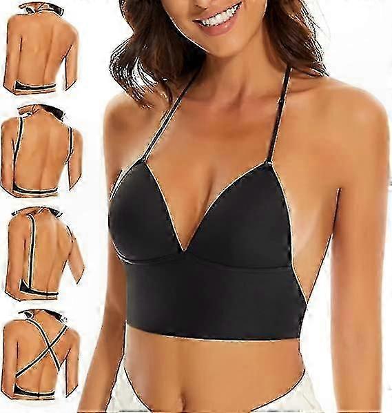 Seamless Wire-Free Bralette for Women - Low Back Backless Design