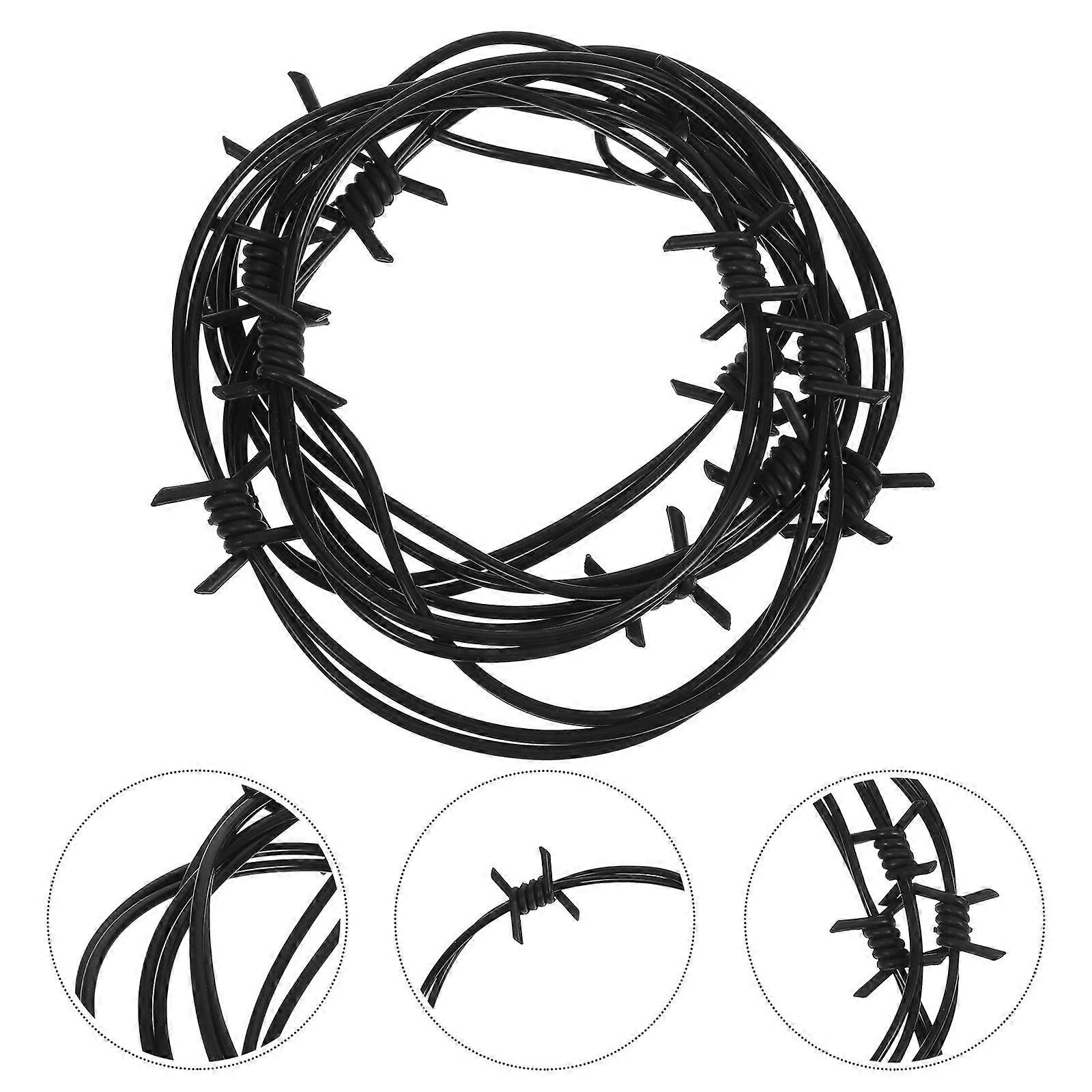 ヴィンテージフェイク有刺鉄線装飾ハロウィーンパーティーレイアウトシミュレート有刺鉄線オーナメント