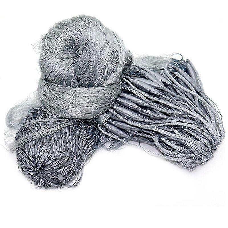 3Layer Braided Gill Net 1.8m x 30m/60m, Durable Multifilament Nylon Fishing Net, 30m Mesh 40x40mm For Anglers