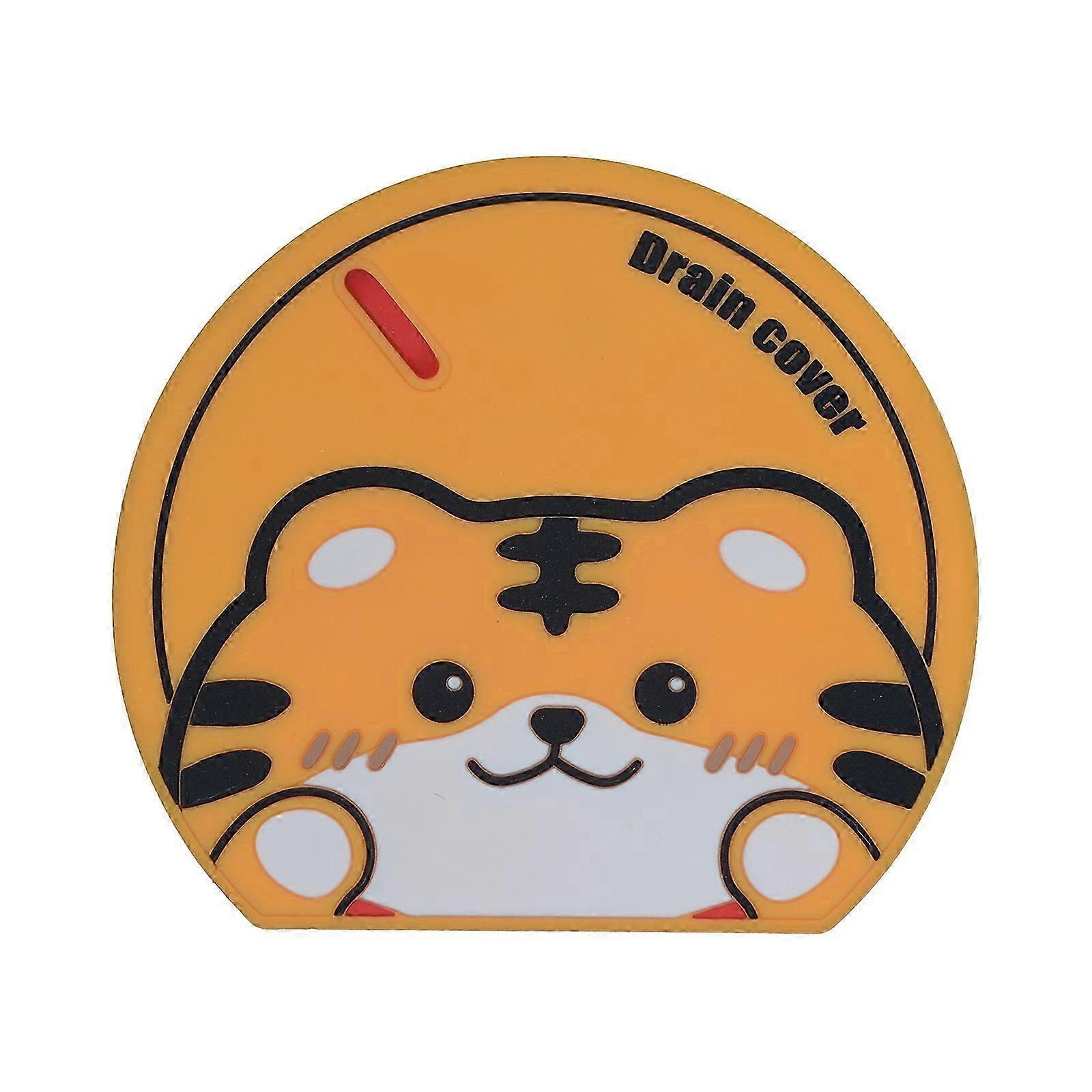 Pet pattern floor drain pad deodorant floor drain cover toilet soft rubber deodorant pad kitchen toilet soft rubber floor drain cover practical bathtu