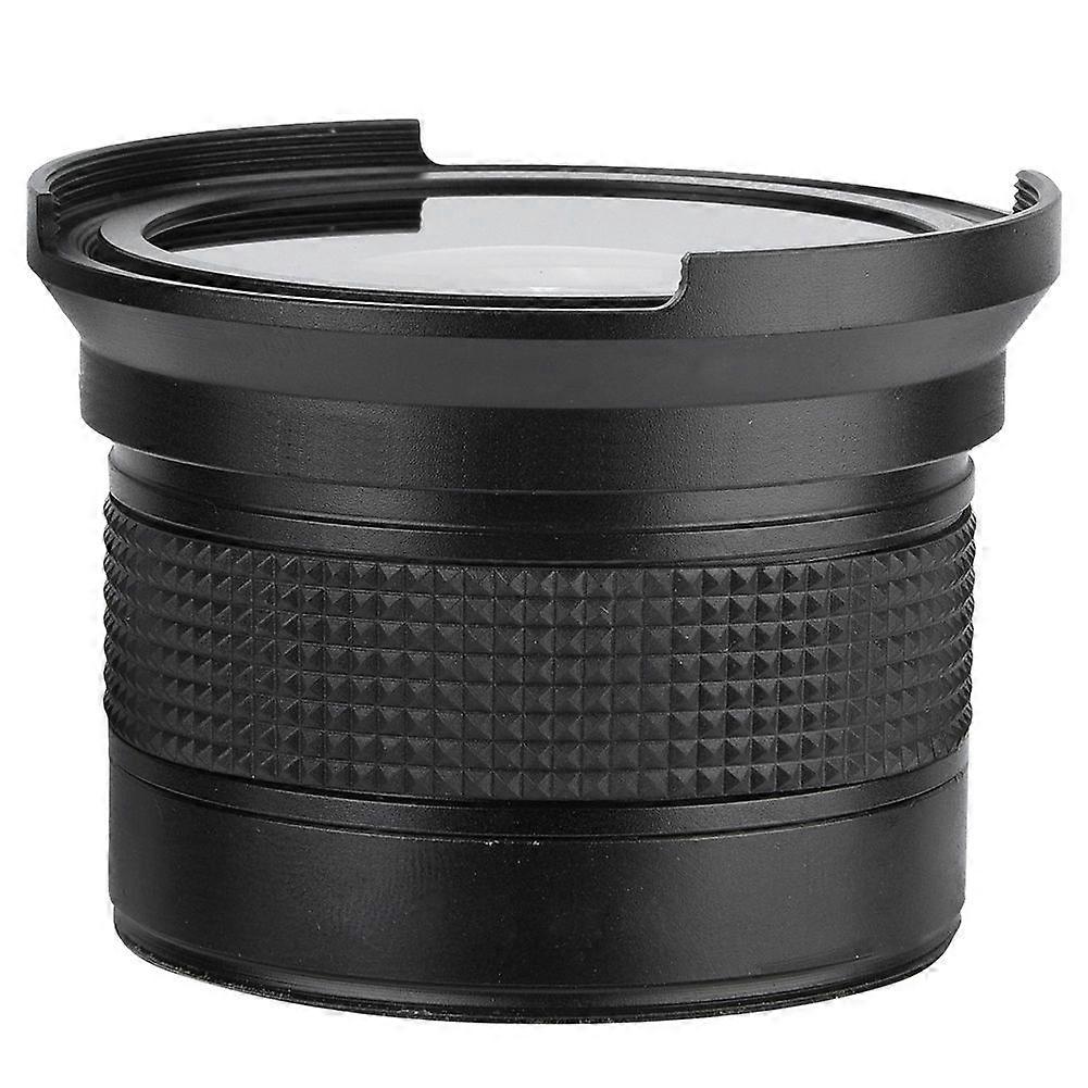58MM 0.35X Fisheye Super Wide Angle Lens for SLR DSLR Camera Black