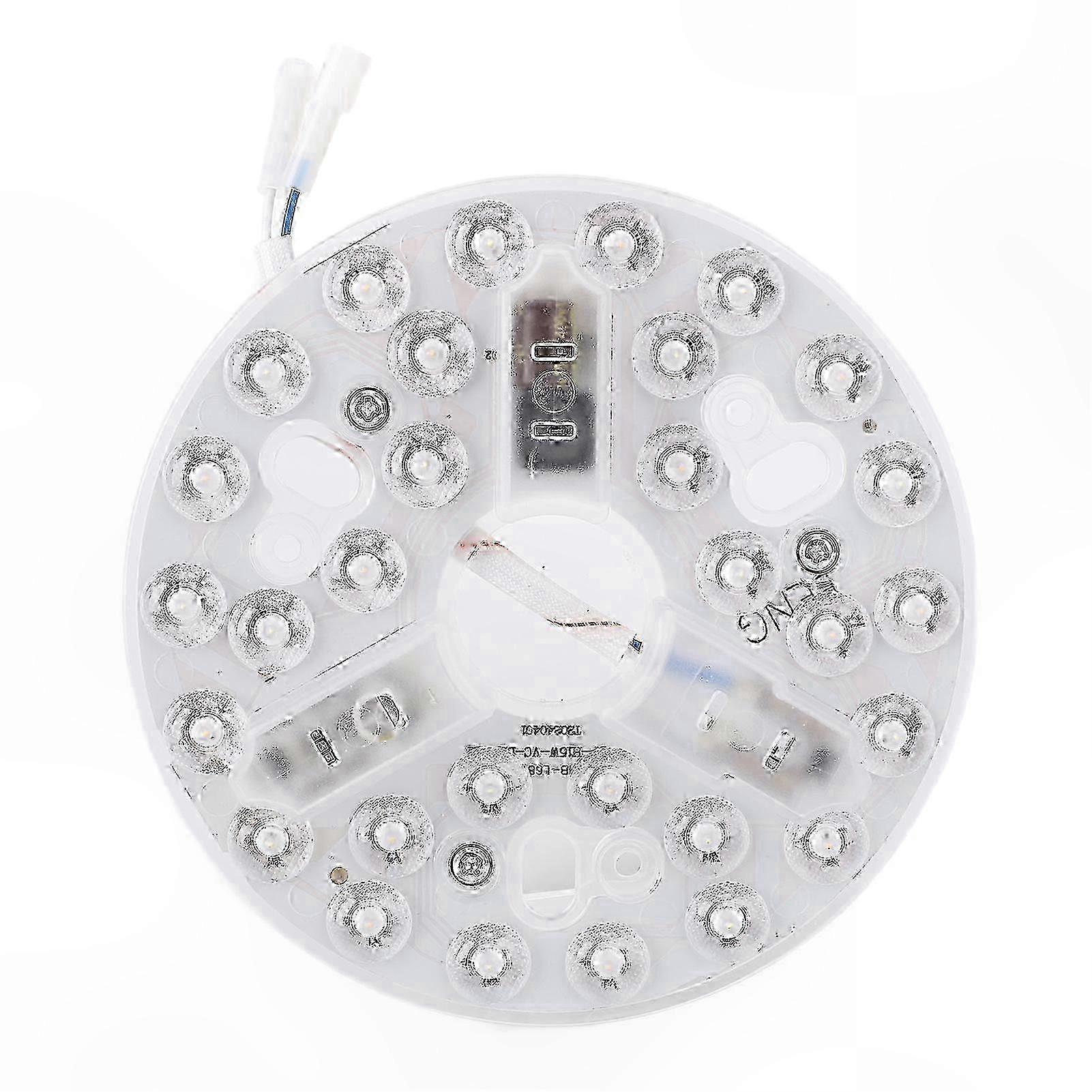 5.3" Ceiling Fan LED Light Kit, 15W Dimmable Retrofit, 3000K-6500K Adjustable Color, Round Design, 95-265V