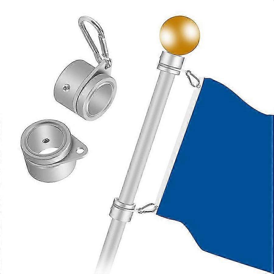 Flag Pole Rings 2 Pcs 1.25 Inch Mounting Clips