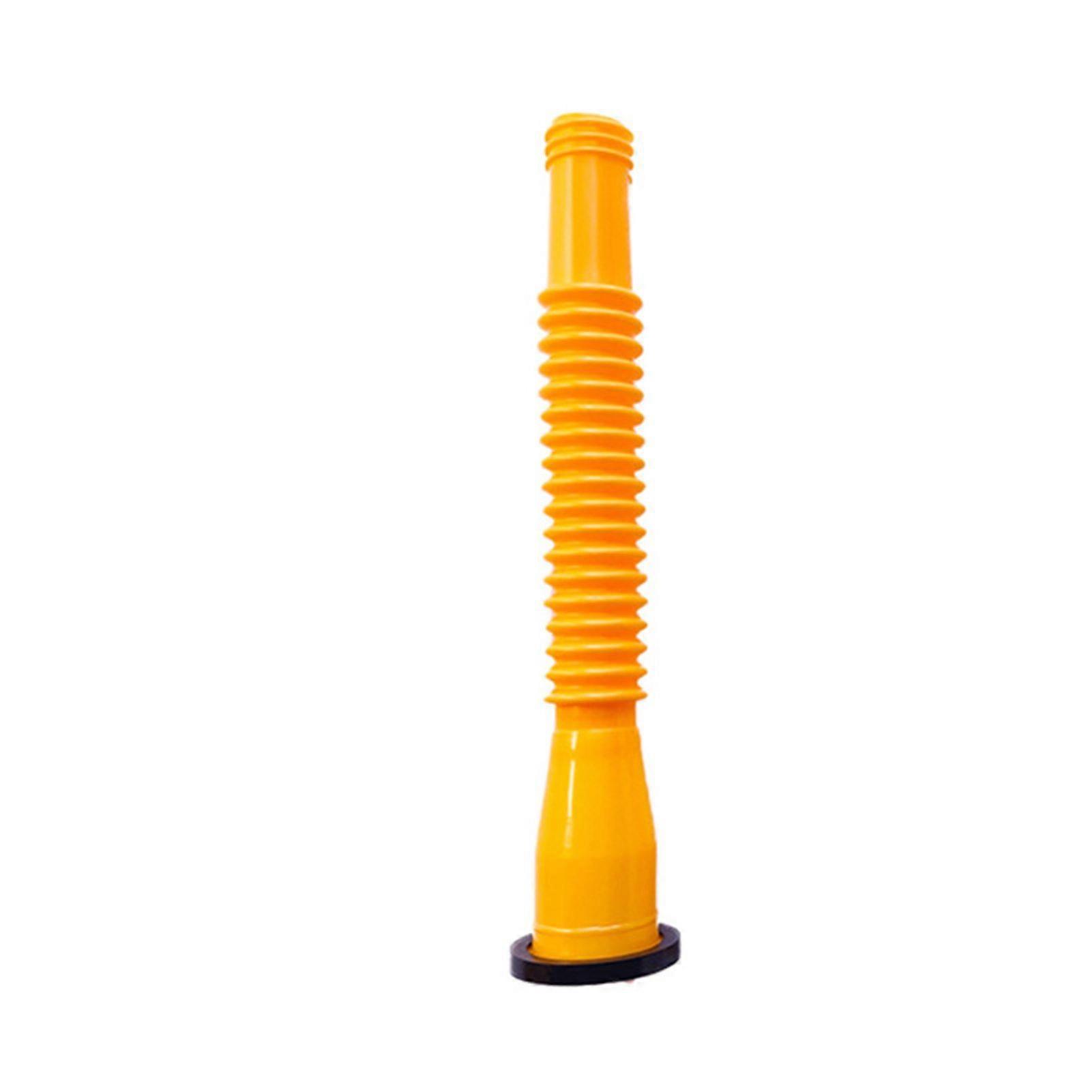 Gas Can Spout Replacement Kit, No-Spill Gas Can Nozzle Replacement Set with Drill Bit for Most 1/2/5/10 Gallon Gas Cans (3 Kit Yellow)