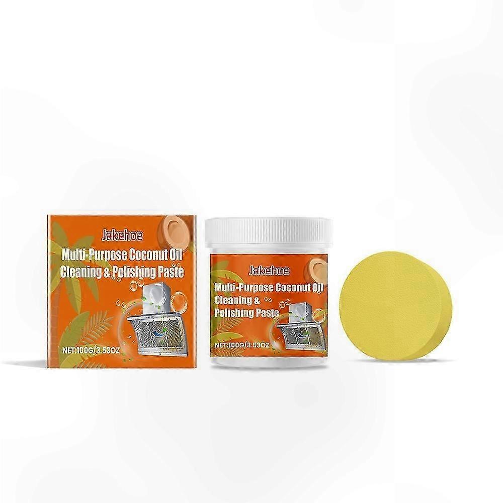 Multi-Surface Cleaner with Natural Coconut Paste for Polishing and Care