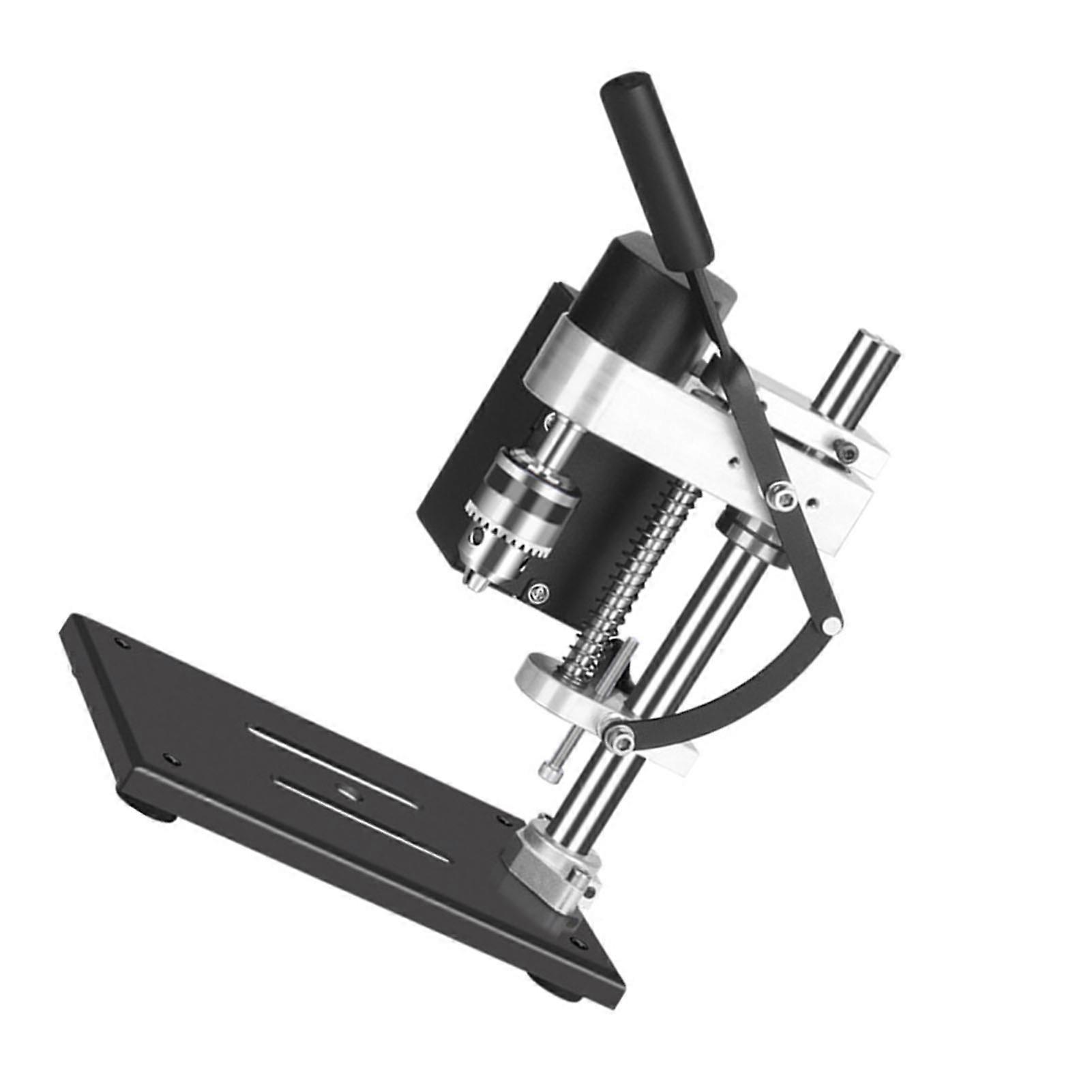 Mini Bench Drill Press 6mm, Variable Speed, Black/Silver, 270x180x130mm