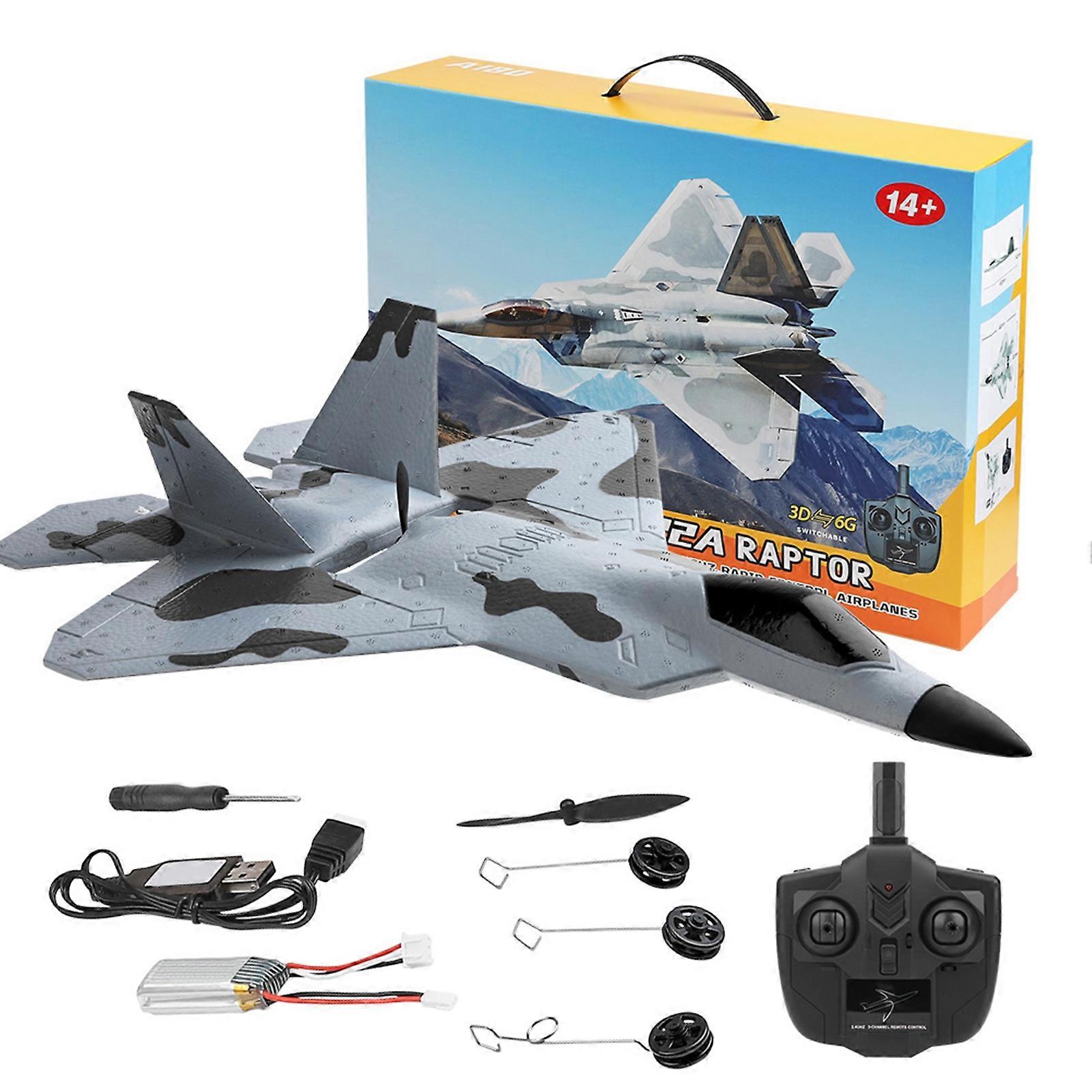 Modèle d'avion XK A180-F22, voilure fixe sans is, 3D/6G, télécommandé