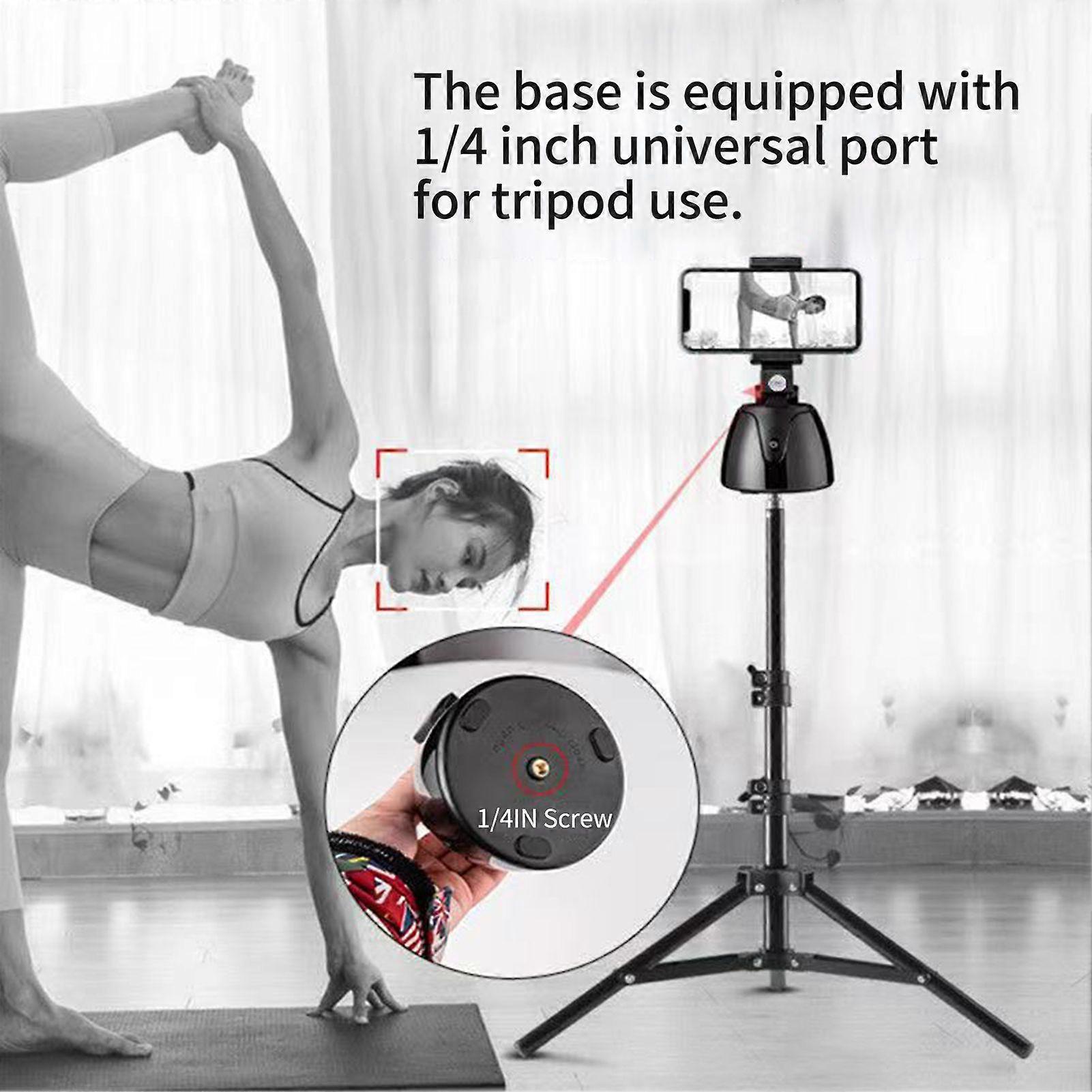 360 Object Tracking Holder Selfie Stick 360 Rotation Auto Face Object Tracking Release Your Hands Wireless BT Connection for all phones Intelligent Ca