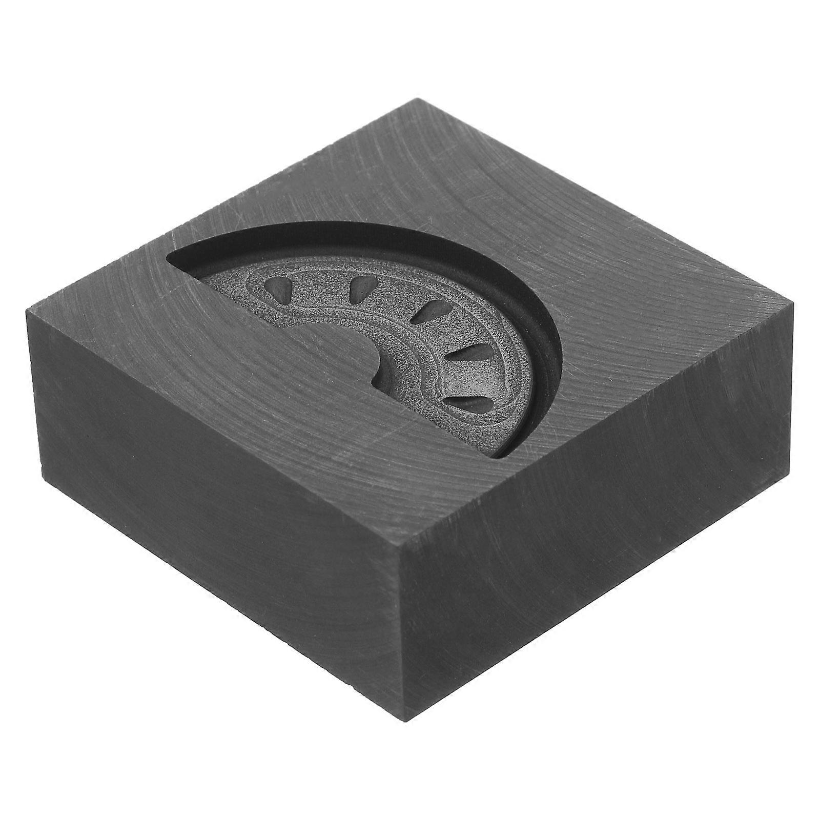 Graphite Mold for Metals Multi-Use Melting Metal Mold 3Pcs for Jewelry Casting