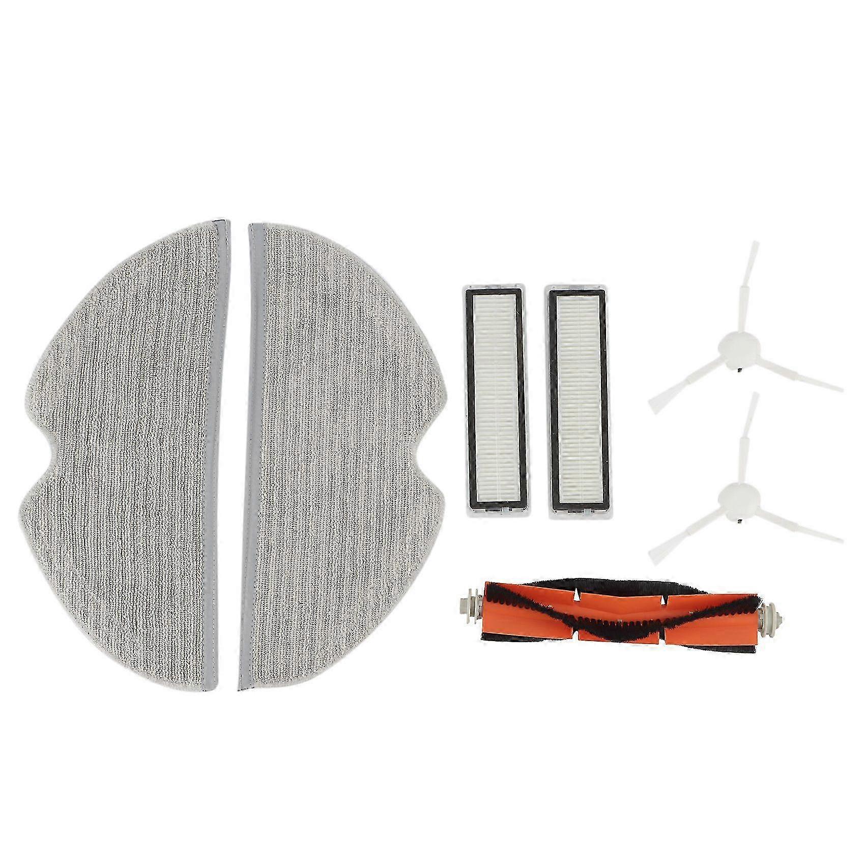 Enhanced L10 Pro D9 Robot Vacuum Accessories: Main Brush, Side Brush, HEPA Filter and Mop Rag