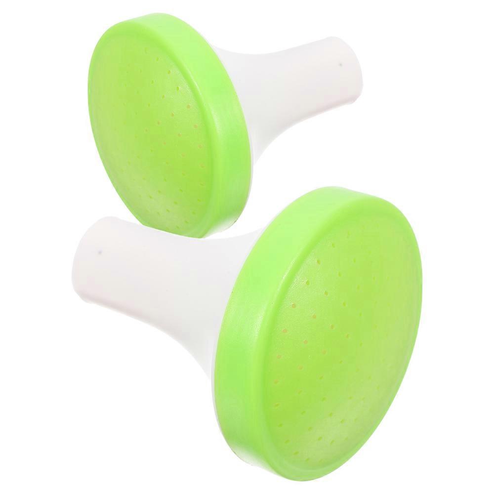 Green Watering Can Nozzles for Irrigation Use 8Pcs Plastic Sprinkler Heads