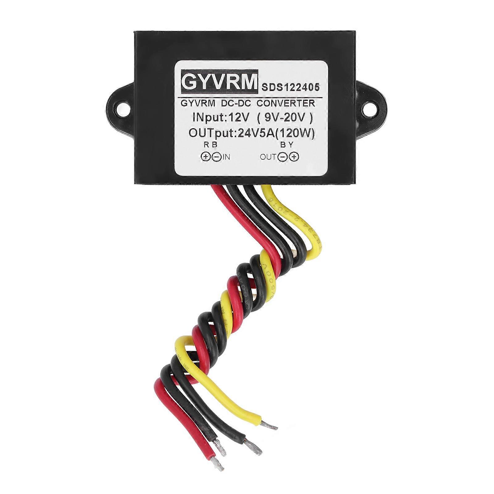 Module d'alimentation convertisseur CC vers CC 12 V/24 V 5 A, 120 W, GYVRMSDS122405