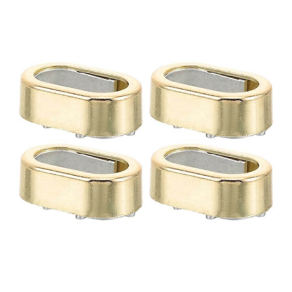 Closet Rod Support Bracket Zinc Alloy Practical Rod Base for Home 8Pcs