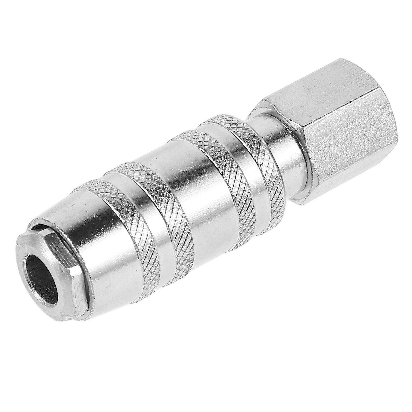 Push to Connect Fittings Stainless Steel Crimp Fitting 2Pcs for Air Tool Supply
