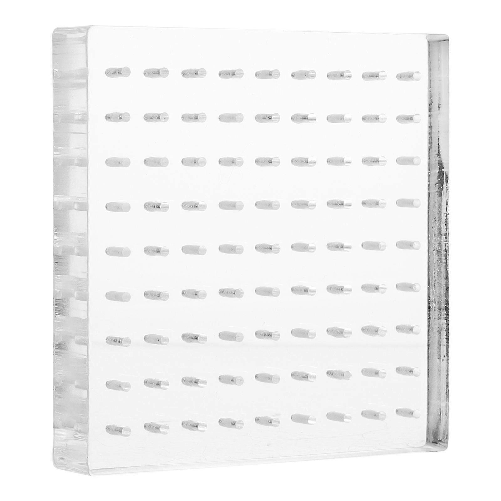 Acrylic Showcase for Clay Figures Collection Showcase White Board 1Pack