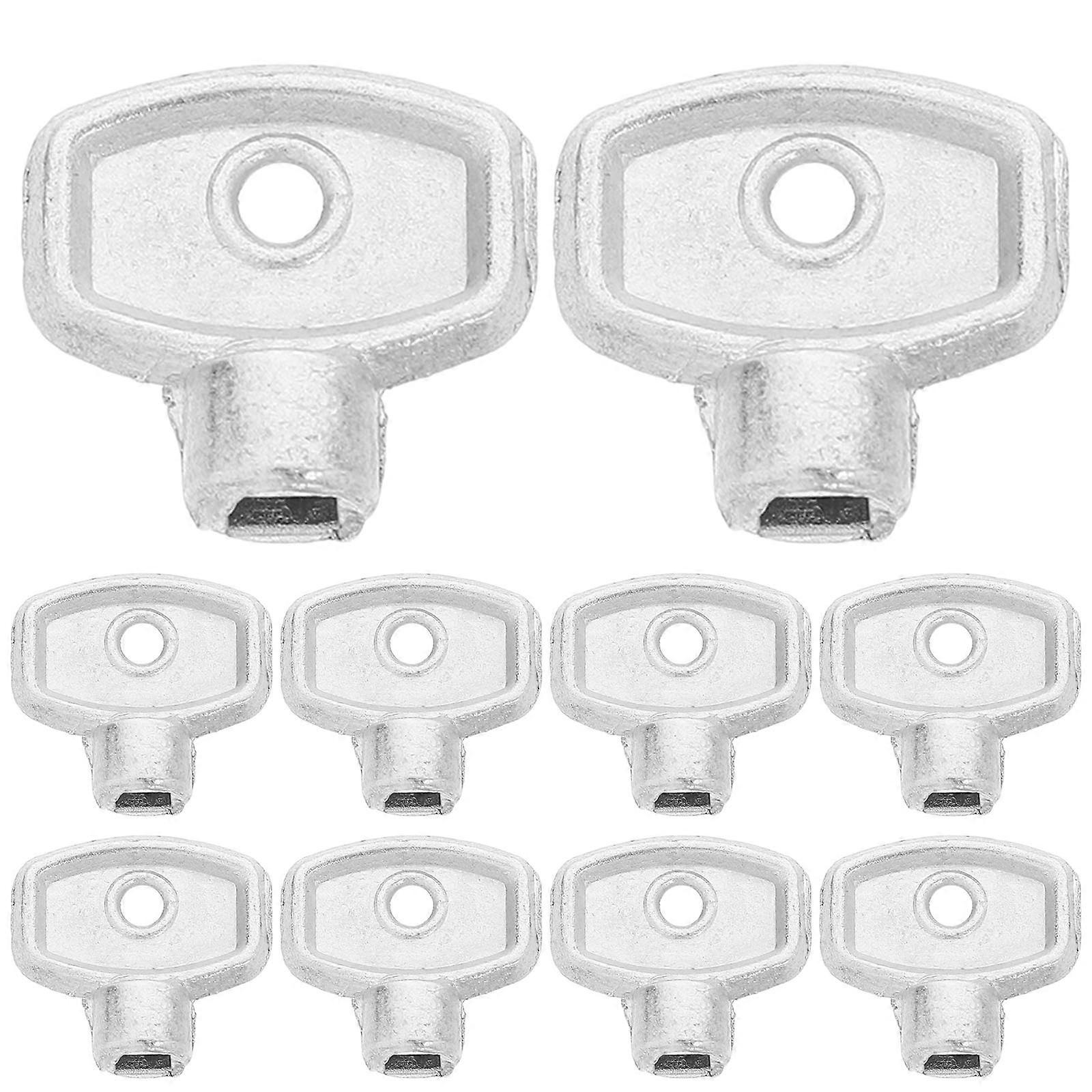 Releasing Air Wrench Radiator Valve Keys Set Homeowners Maintenance Workers 2.50X2.40X0.90CM 10Pcs