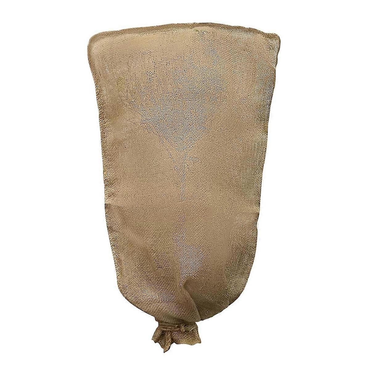 2PCS Winter Burlap Plant Cover Bag with Drawstring