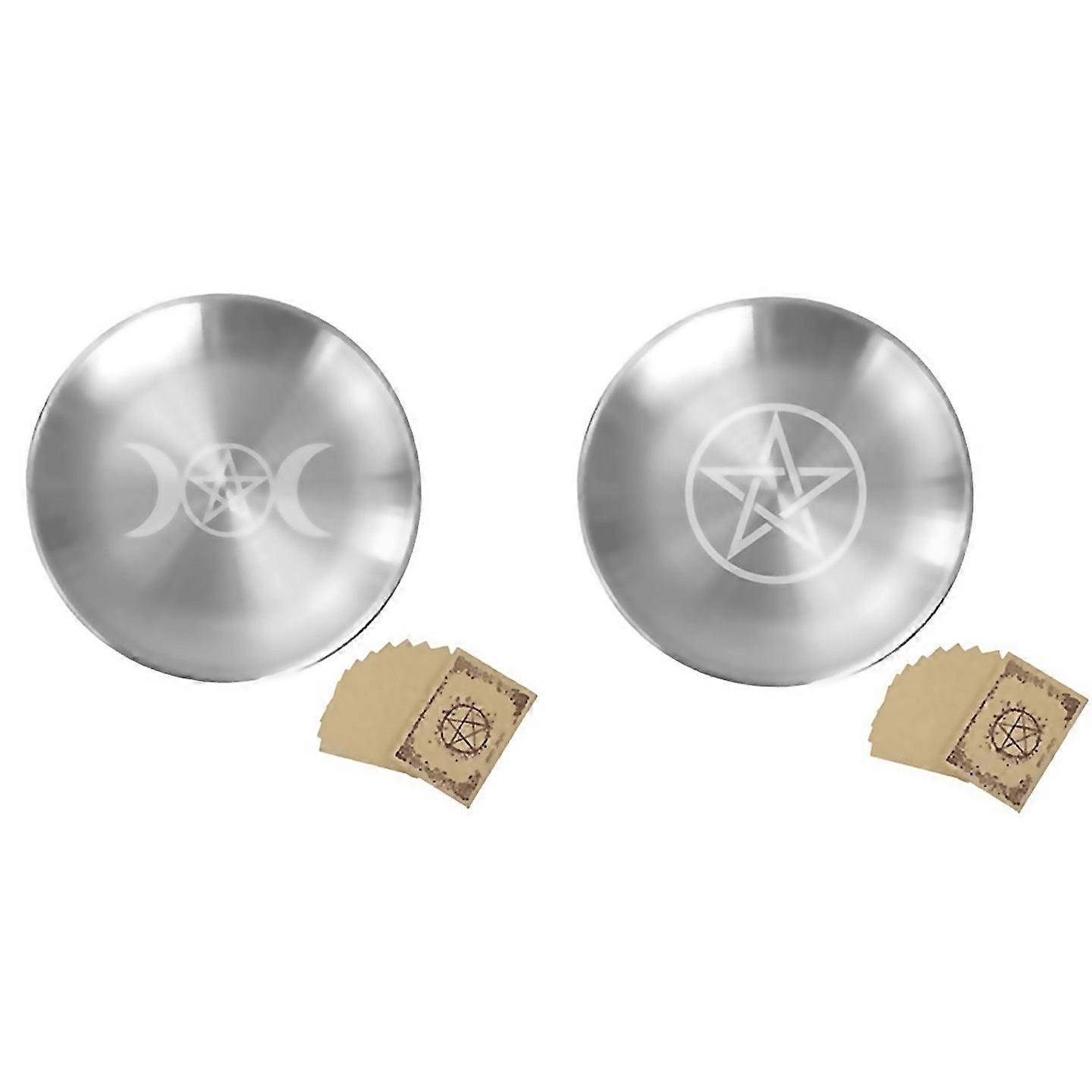 For Pentagram And Moon Pattern Decorative Metal Storage