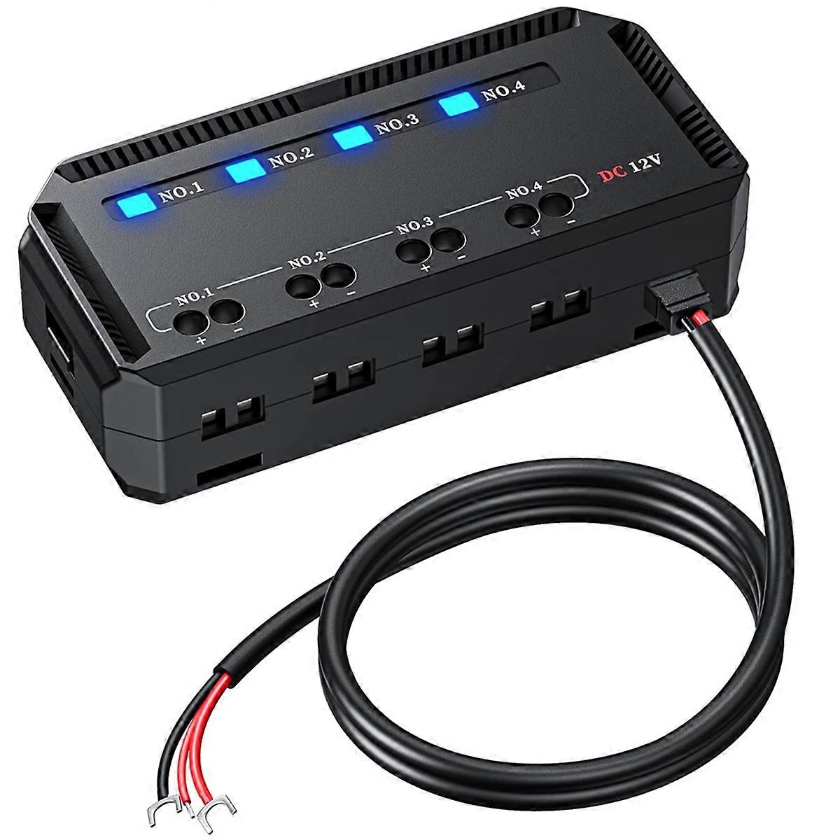 12V Fuse Box Universal 20A Automotive Moto Block Fuse LED Indicator Light Heat- Fuse Hold for Car Motorcycle