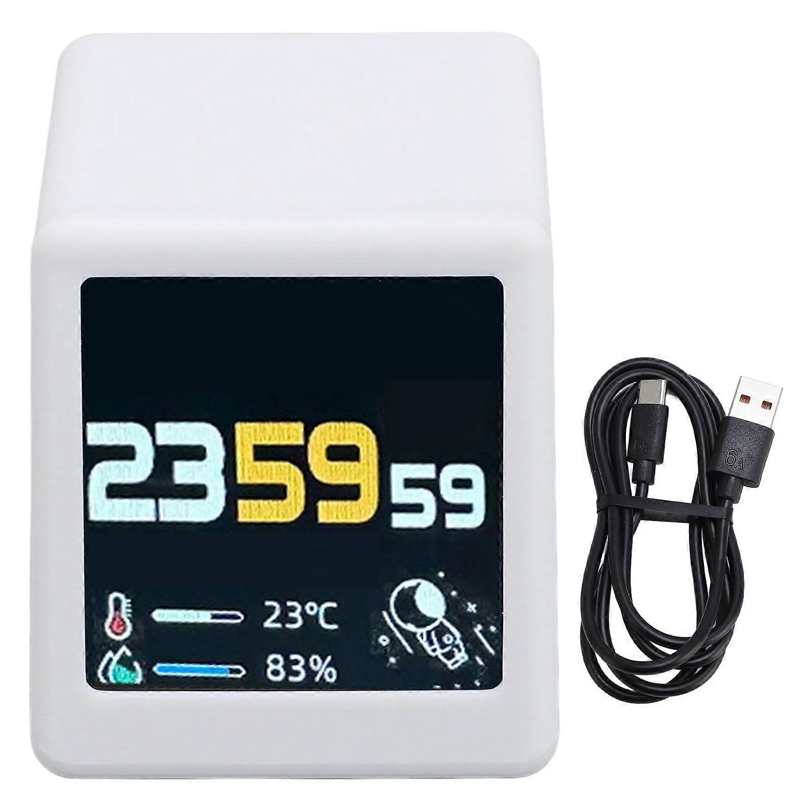 WiFi Time Weather Display Multifunctional Easy Using Desktop Digital Clock Weather