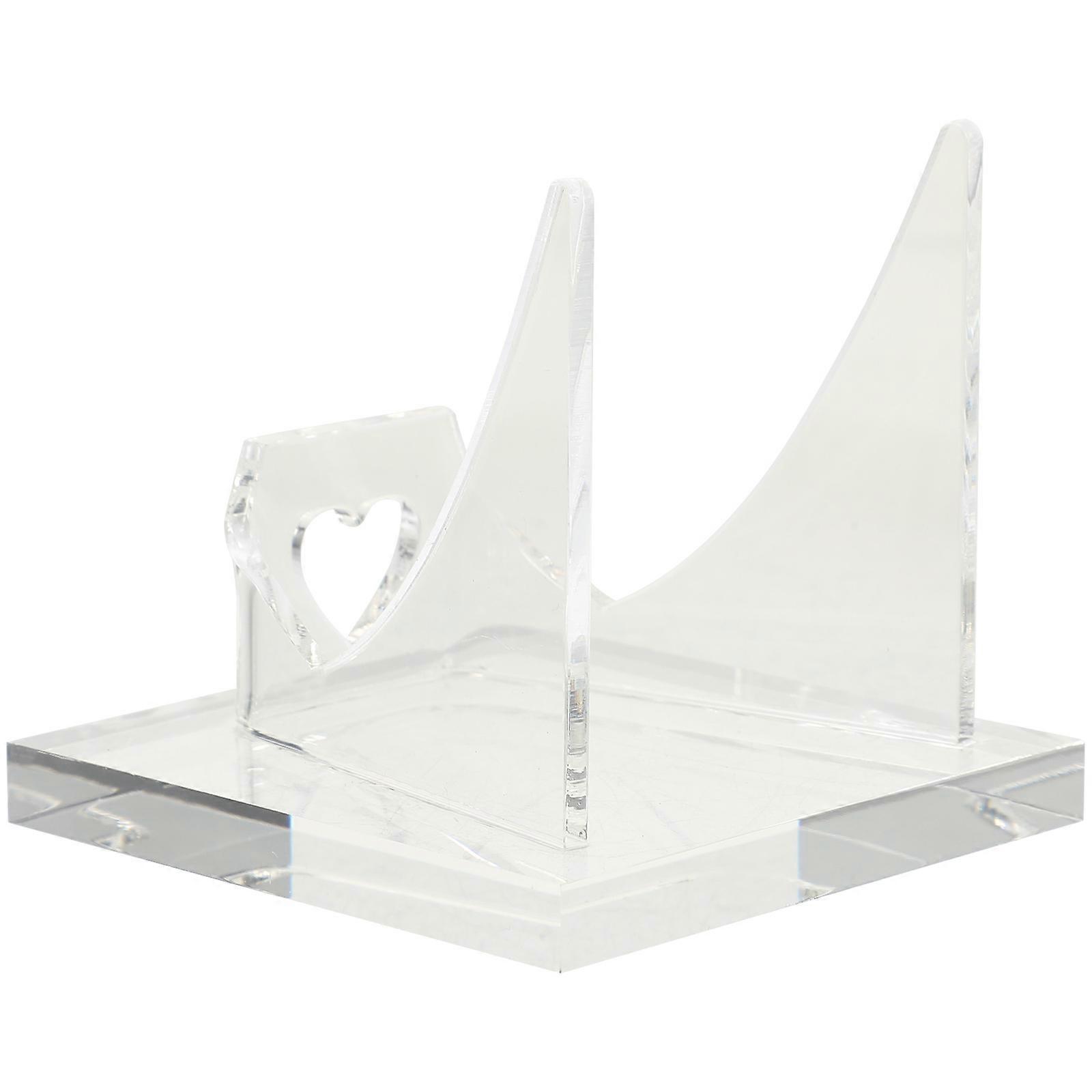 Acrylic Display Stand Crystal for Storage 3Pcs Transparent Holder