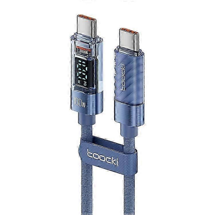 TOOCKI TQ-X36C2 2m PD 100W USB-C Cable Fast Charging 480Mbps Data Cord