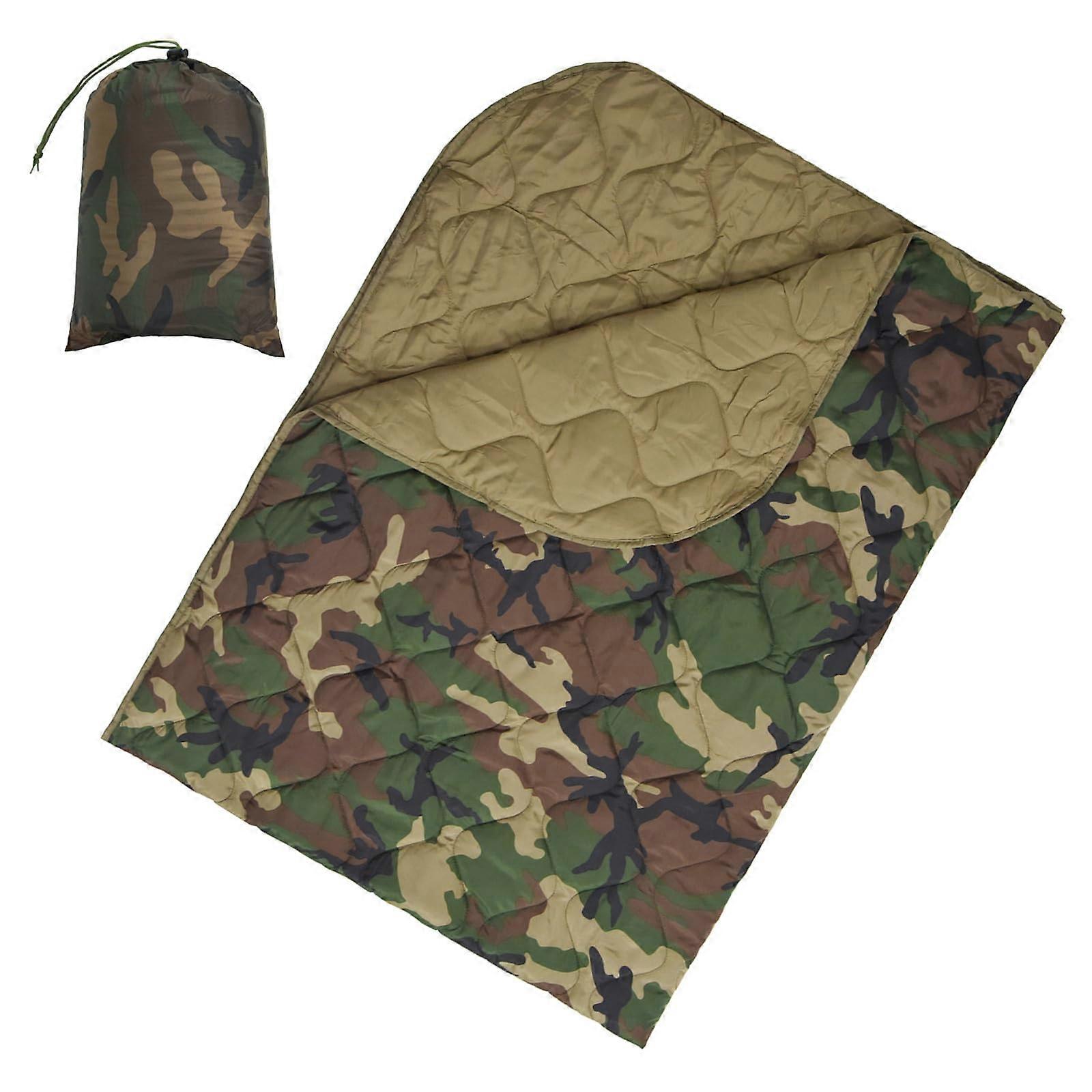Camping Blanket Lightweight Watertight Picnic Mat for Outdoor Use Warm Sleep Blanket Wearable Cape with Versatile Design