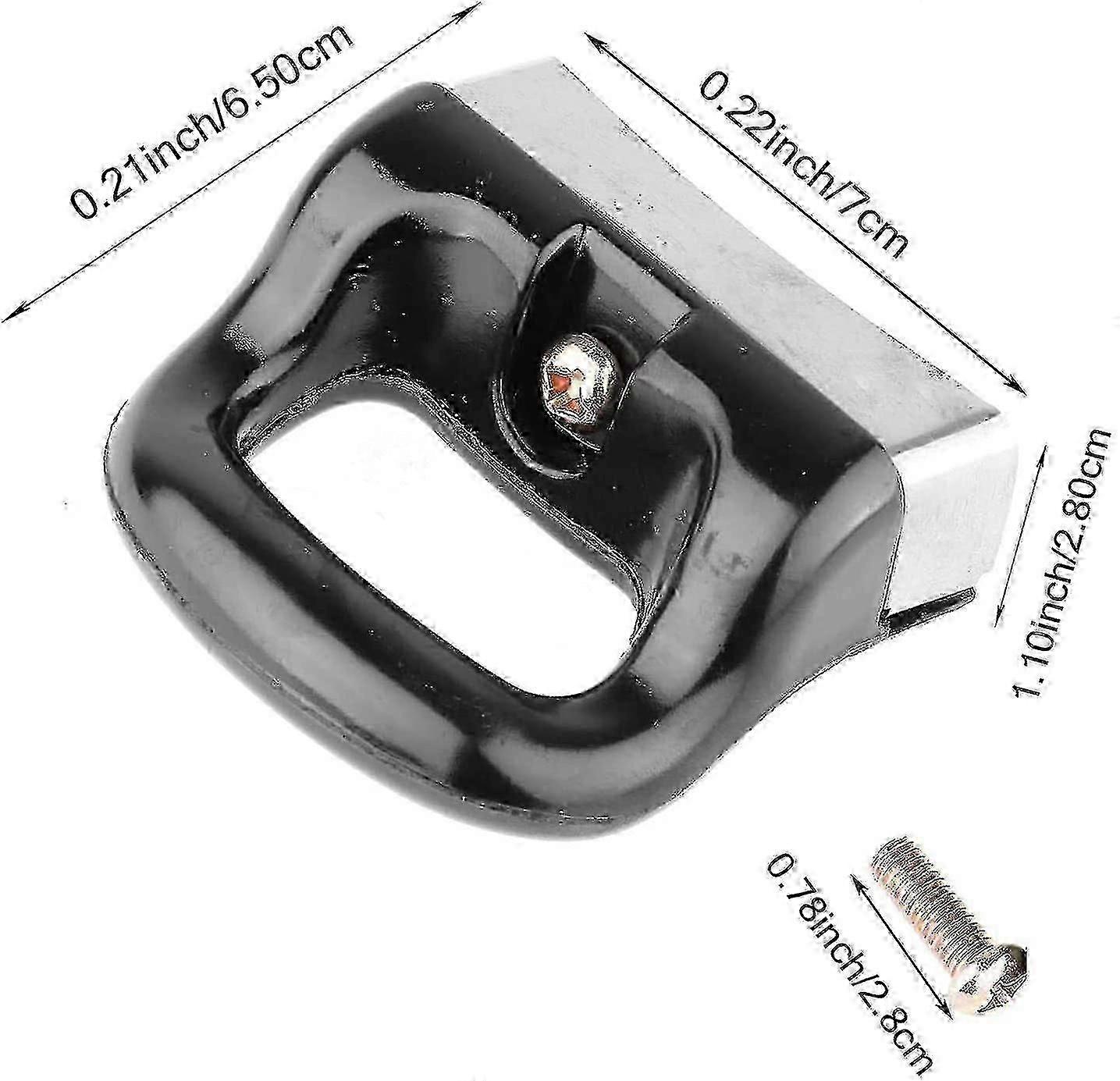Pressure Cooker Handle Side Handle Replacement Handle Set For Pot Lid Universal Pot Handle Black For Pans Pressure Cooker Cookware Set Of 2