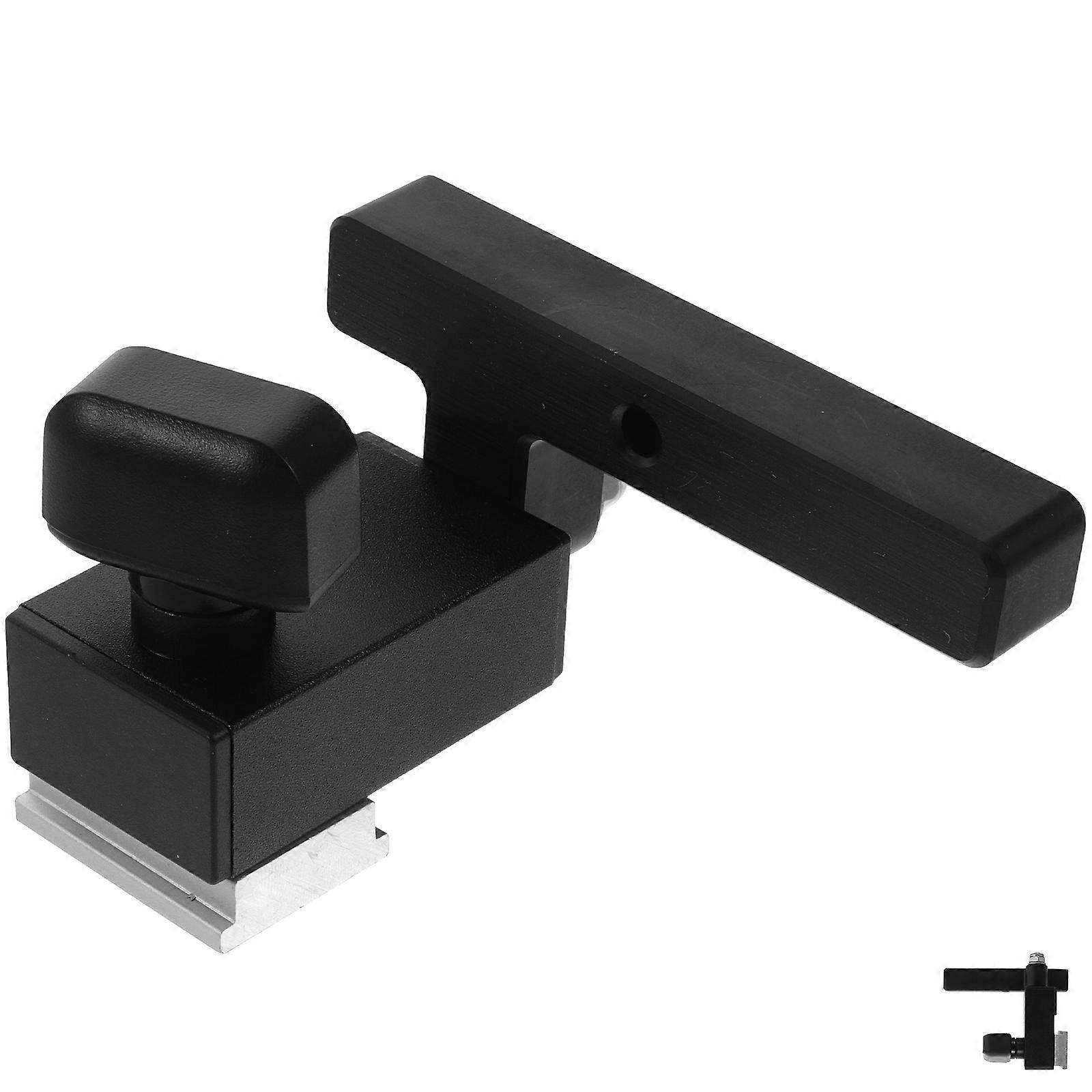 Limit Length T Track Stop Block Woodworking Tool with Square Handle for Woodworkers 1Pack