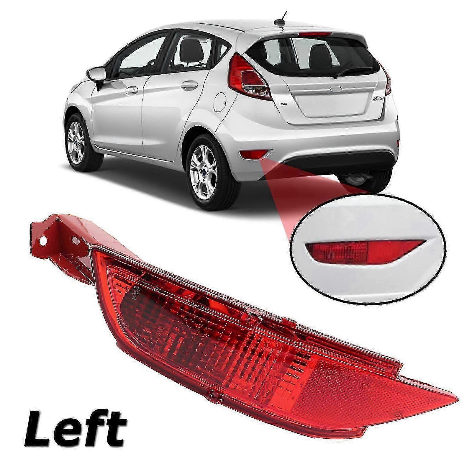 L/R Rear Bumper Reflective Signal Light Tail Fog Lamp Assembly For Ford Fiesta WT Mk7 2009-2014 CMAX 2010-2015 Replacement Partsl 2025