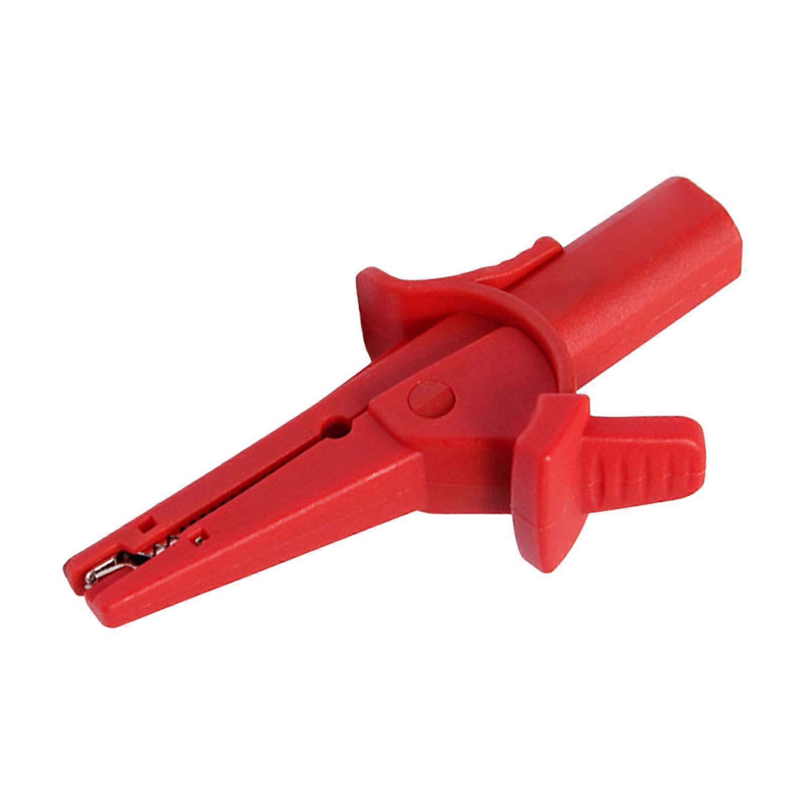 Battery Test Clip Clip for Multimeter Red Insulated Multimeter Probe