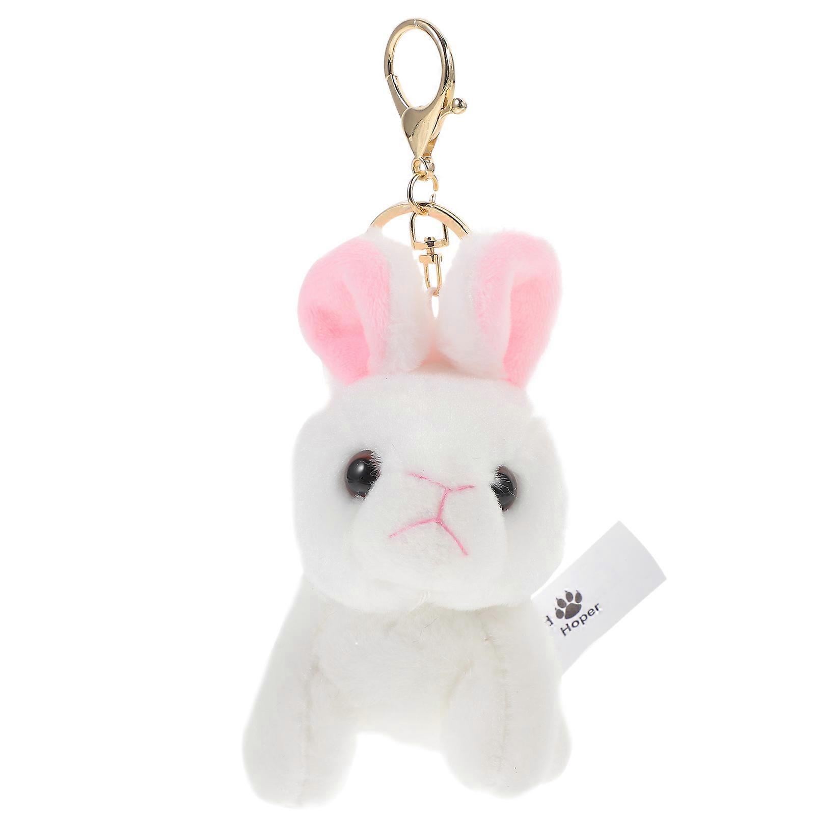 4Pcs Rabbit Keychain Fuzzy Purse Charm For Women Ideal On Valentine's Day And Christmas
