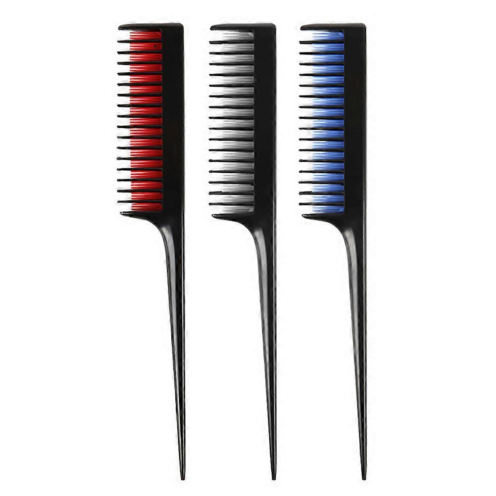Hairdressing Combs Tip Tail Combs for Detangling 9Pcs Assorted Color