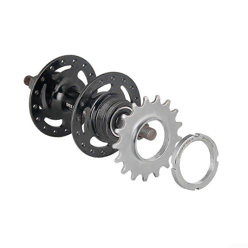 Fixed Gear Cog And Lock Ring Set, Steel Sprocket Fits 1/8 Inch Chain, 13T 14T 18T Track, Flywheel Gear For Most Bikes