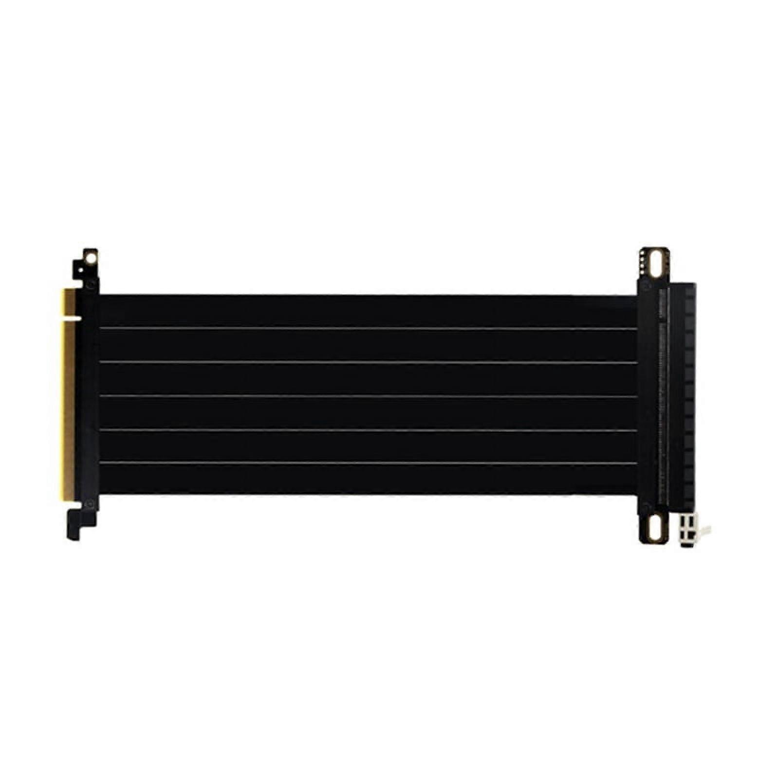 ckepdyeh PCI-E 3.0 16X 180 Degree, PCI-E Graphics Card Extension Cable Network Card Adapter, and Stability 30 cm