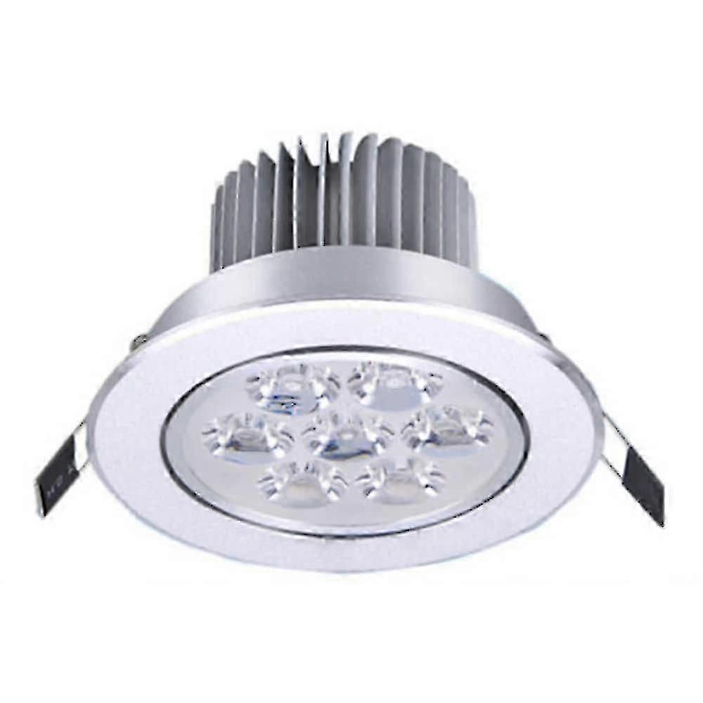 Recessed LED Ceiling Lights 7W 7-LEDs Downlight with Warm/Cool White Dimmable