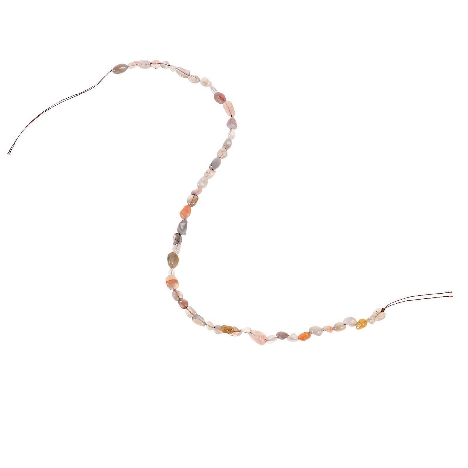 Beaded DIY Supplies 4 Strings Stone Beads Strand Decorative Beaded String For Birthday Daily Wear And Special Occasions