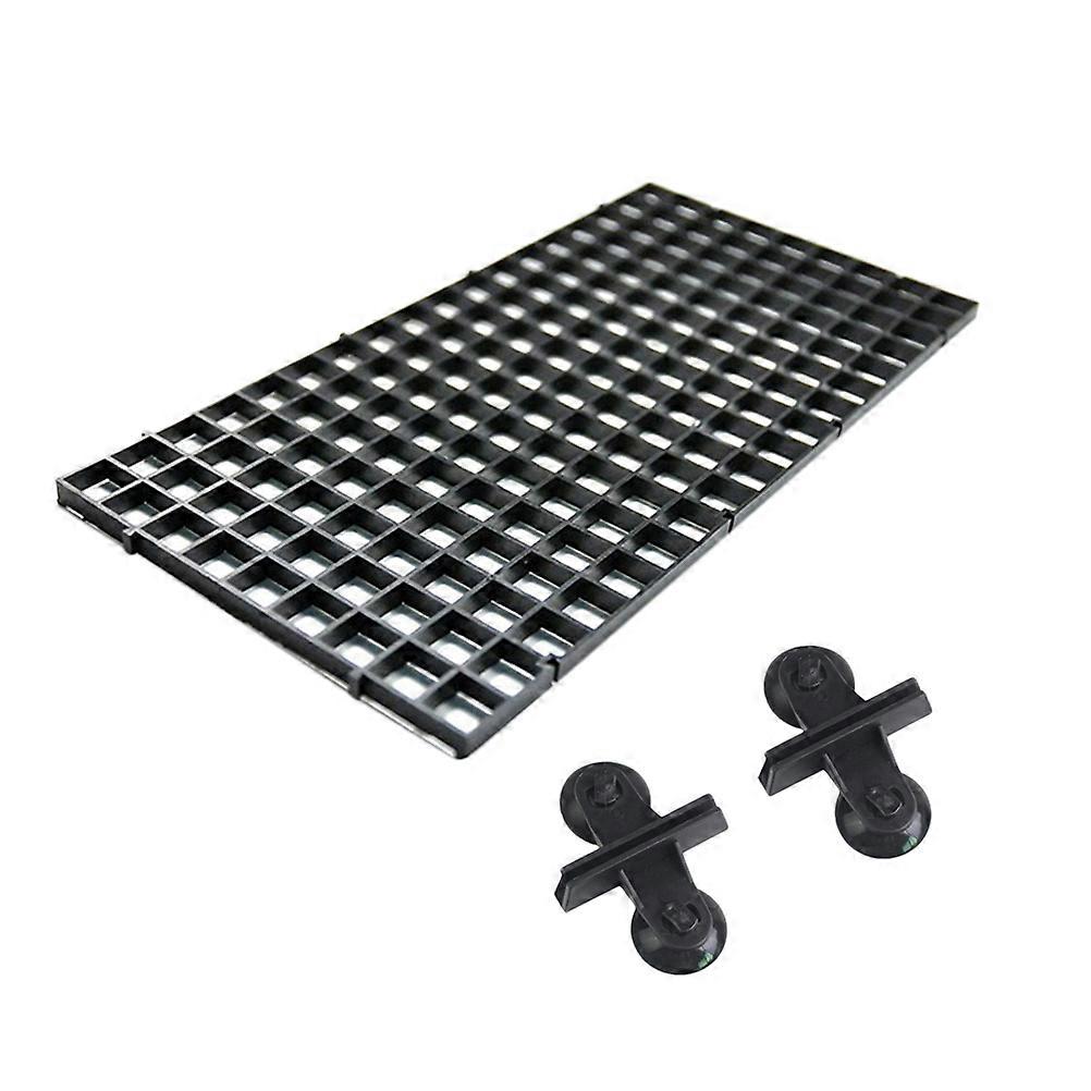 Fish Tank Bottom Filter Plate for Separation Function with 12Pcs Plates