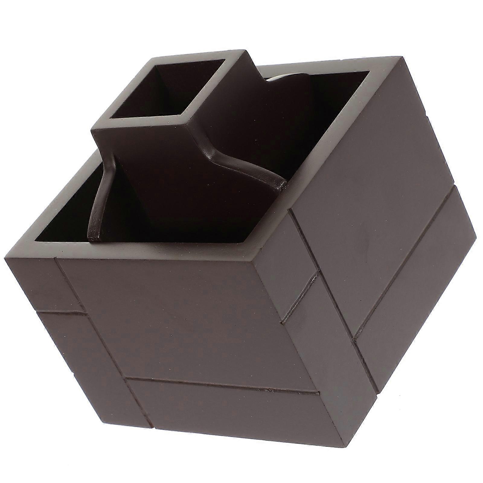Desk Organizer For Pens Desktop Sundries Storage Holder Suitable For Office Use 4.72X4.52X4.52In Modern Design 1Set